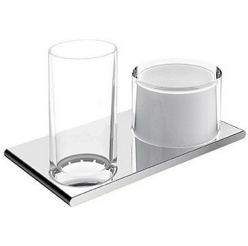 Дозатор жидкого мыла Keuco Edition 400 11553019000 со стаканом Дозатор жидкого мыла Keuco Edition 400 11553019000 со стаканом