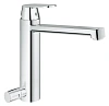 Смеситель для кухни GROHE Eurosmart Cosmopolitan со встроенным запорным вентилем, хром (30195000)