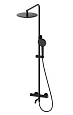 Душевая система Wonzon & Woghand с термостатом, черный матовый (WW-88739903-MB) Душевая система Wonzon & Woghand с термостатом, черный матовый (WW-88739903-MB)