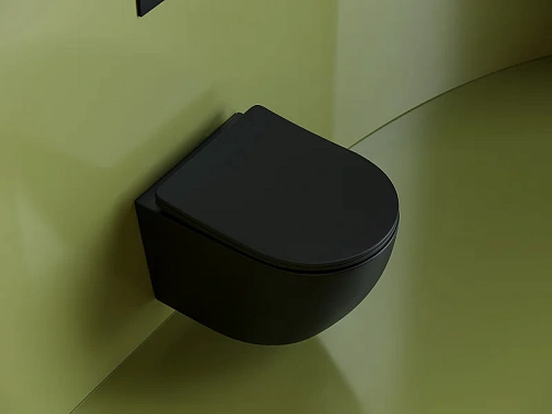 Унитаз подвесной Ceramica Nova UNO CN11001MB черный матовый Унитаз подвесной Ceramica Nova UNO CN11001MB черный матовый