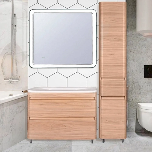 Тумба под раковину Style Line Атлантика 90, Люкс ясень перламутр, PLUS СС-00002218 Тумба под раковину Style Line Атлантика 90, Люкс ясень перламутр, PLUS СС-00002218