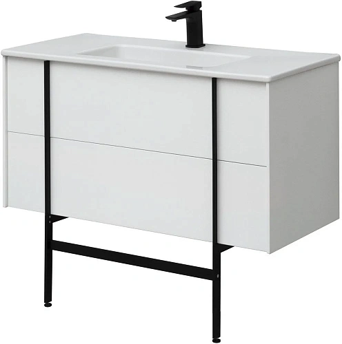Тумба под раковину Allen Brau Reality 100 1.32007.WM белый матовый Тумба под раковину Allen Brau Reality 100 1.32007.WM белый матовый
