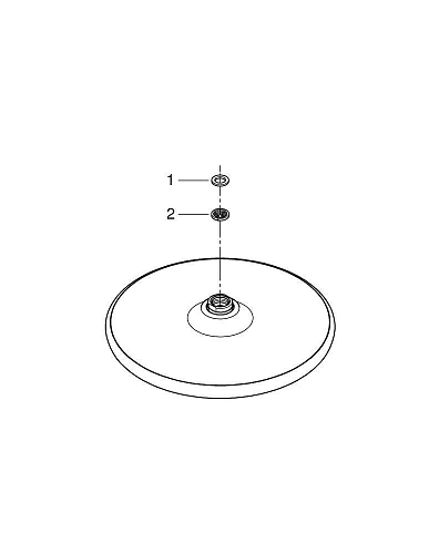 Верхний душ GROHE Vitalio Start 250, хром (26815000) Верхний душ GROHE Vitalio Start 250, хром (26815000)