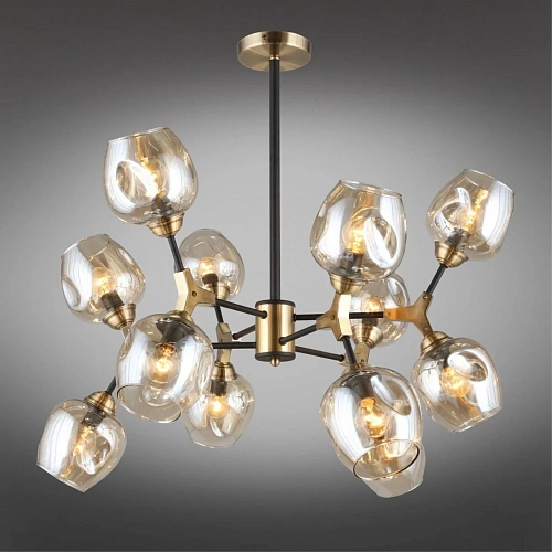 Люстра потолочная Omnilux Pozzallo OML-93407-12 Люстра потолочная Omnilux Pozzallo OML-93407-12