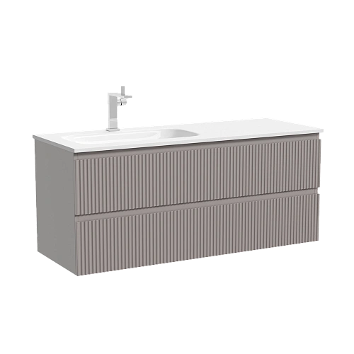 Тумба под раковину SANCOS Snob SNR120LSM R левая 1195х445х500 Doha Soft подвесная Тумба под раковину SANCOS Snob SNR120LSM R левая 1195х445х500 Doha Soft подвесная