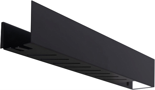 Полка Aquanet Магнум 70x12 черная матовая, с крючками 00302221 Полка Aquanet Магнум 70x12 черная матовая, с крючками 00302221