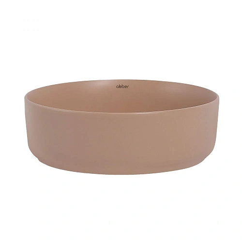 Раковина ABBER Bequem AC2108MBB накладная, бежевая матовая Раковина ABBER Bequem AC2108MBB накладная, бежевая матовая