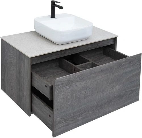 Тумба под раковину Aquanet Nova Lite 90 дуб рошелье (1 ящик) 00242269 Тумба под раковину Aquanet Nova Lite 90 дуб рошелье (1 ящик) 00242269