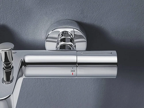Смеситель для ванны GROHE Grohtherm 800 (34766000) хром термостатический Смеситель для ванны GROHE Grohtherm 800 (34766000) хром термостатический