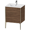 Картинка анонса товара «тумба под раковину duravit xviu xv44810b121 напольная 61 см орех темный»