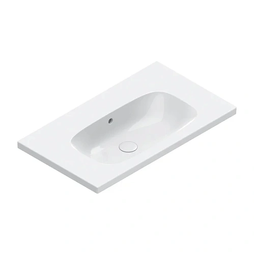 Раковина Catalano Alvea 0620810001 80x46 подвесная/мебельная, белый глянцевый Раковина Catalano Alvea 0620810001 80x46 подвесная/мебельная, белый глянцевый