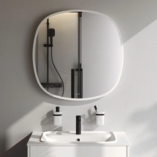 Зеркало AM.PM Func M8FMOX0801WGS с LED-подсветкой, сенсором, 80 см Зеркало AM.PM Func M8FMOX0801WGS с LED-подсветкой, сенсором, 80 см