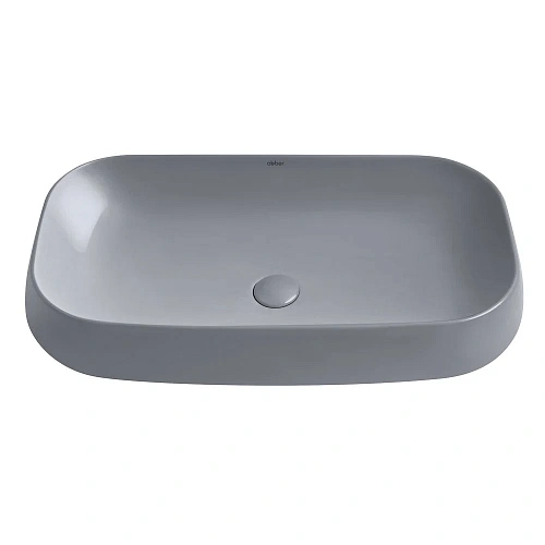 Раковина ABBER Rechteck AC2210MG накладная, серая матовая Раковина ABBER Rechteck AC2210MG накладная, серая матовая