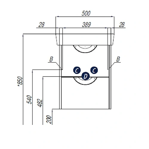Тумба под раковину Aquaton Сильва 50 дуб полярный 1A211701SIW70 Тумба под раковину Aquaton Сильва 50 дуб полярный 1A211701SIW70