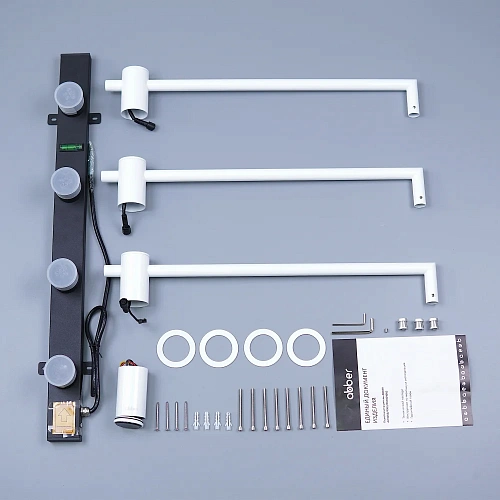 Полотенцесушитель электрический ABBER Charme AH4003MW белый матовый Полотенцесушитель электрический ABBER Charme AH4003MW белый матовый