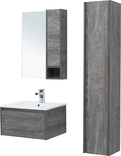 Комплект мебели STWORKI Карлстад 60 дуб рошелье, в стиле лофт, подвесная (комплект, гарнитур) 418798 Комплект мебели STWORKI Карлстад 60 дуб рошелье, в стиле лофт, подвесная (комплект, гарнитур) 418798