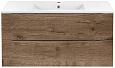 Тумба под раковину Vincea Mia 1000 подвесная, 2 выкатных ящика soft close, V.Oak VMC-2MC100VO Тумба под раковину Vincea Mia 1000 подвесная, 2 выкатных ящика soft close, V.Oak VMC-2MC100VO