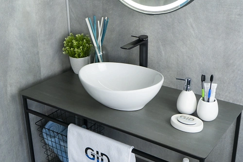 Раковина Gid N9138 51178 накладная белая 41x34x15 Раковина Gid N9138 51178 накладная белая 41x34x15