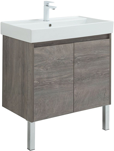 Тумба под раковину Aquanet Nova Lite 75 дуб рошелье (2 дверцы) 00298851 Тумба под раковину Aquanet Nova Lite 75 дуб рошелье (2 дверцы) 00298851