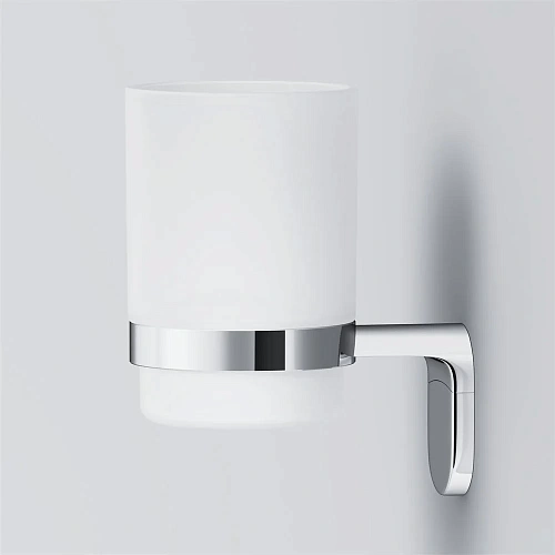 Стакан AM.PM Joy A8434300 стеклянный, с настенным держателем Стакан AM.PM Joy A8434300 стеклянный, с настенным держателем