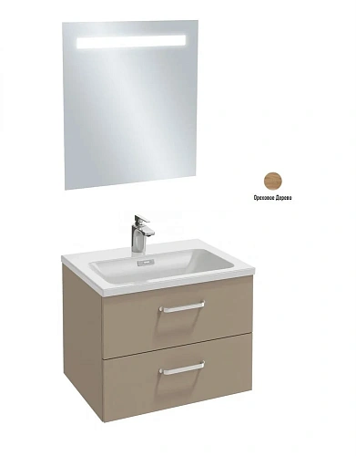 Комплект мебели 60 см Jacob Delafon Vox , ореховое дерево, подсветка, инфракрасный выключатель, с по EB1411-NF+EXAF112-Z-00+EB2080-R1-E16 Комплект мебели 60 см Jacob Delafon Vox , ореховое дерево, подсветка, инфракрасный выключатель, с по EB1411-NF+EXAF112-Z-00+EB2080-R1-E16