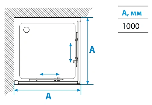 Душевой уголок Aquaton Ritsa 1AX010SSXX000 квадратное 100х100х200 Душевой уголок Aquaton Ritsa 1AX010SSXX000 квадратное 100х100х200