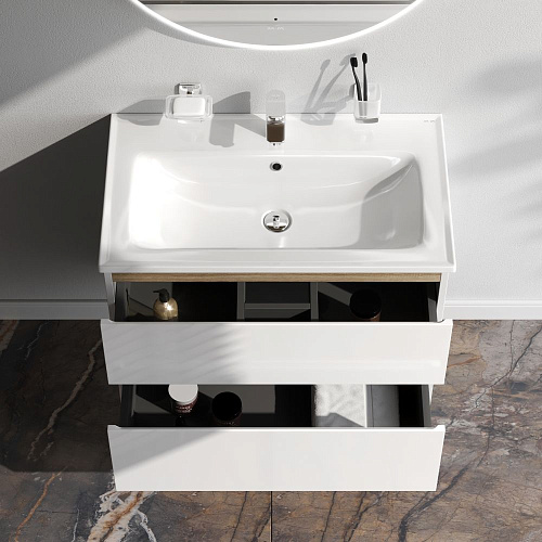 Тумба под раковину AM.PM X-Joy M85AFHX0802WG подвесная, 80 см, белый Тумба под раковину AM.PM X-Joy M85AFHX0802WG подвесная, 80 см, белый