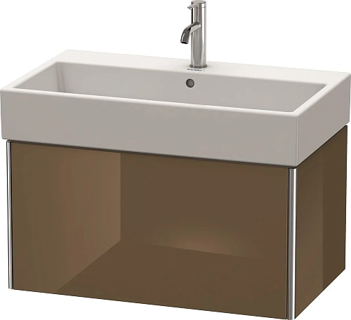 Тумба под раковину Duravit XSquare XS409506161 подвесная 78 см Коричнево-оливковый глянцевый Тумба под раковину Duravit XSquare XS409506161 подвесная 78 см Коричнево-оливковый глянцевый