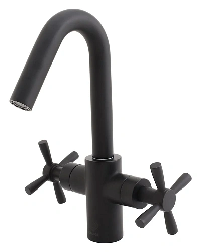 Смеситель для раковины Orange Mia M34-011b черный Смеситель для раковины Orange Mia M34-011b черный
