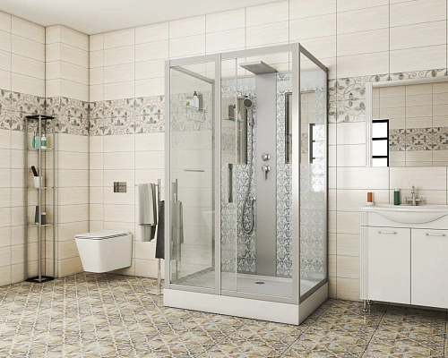 Душевая кабина Niagara Luxe NG-7711WBK (900x1200х2100) низкий поддон стенки белые без крыши Душевая кабина Niagara Luxe NG-7711WBK (900x1200х2100) низкий поддон стенки белые без крыши