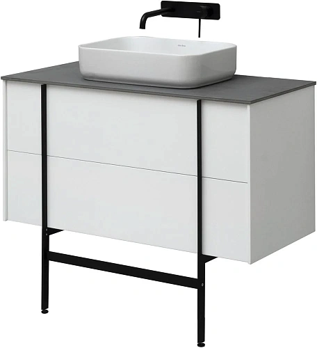 Тумба под раковину Allen Brau Reality 100 1.32007.WM белый матовый Тумба под раковину Allen Brau Reality 100 1.32007.WM белый матовый