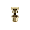Донный клапан Ceramica Nova 70003BGnc без системы клик - клак, латунь, брашированное золото