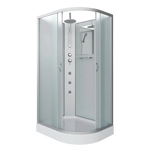 Душевая кабина Niagara Classic NG-3312-14LBKTG (1200х800х2100) низкий поддон (13см) стекло матовое 33121423LBKTG Душевая кабина Niagara Classic NG-3312-14LBKTG (1200х800х2100) низкий поддон (13см) стекло матовое 33121423LBKTG