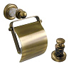 Картинка анонса товара «держатель туалетной бумаги boheme murano 10901-b-br bronze (черное)»