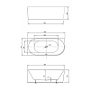 Акриловая ванна Vincea VBT-402-1500L 150x75x58 белая, левая Акриловая ванна Vincea VBT-402-1500L 150x75x58 белая, левая