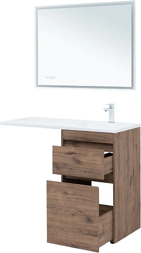 Тумба под раковину Aquanet Токио 48 дуб веллингтон напольная 2 ящика 00333647 напольная Тумба под раковину Aquanet Токио 48 дуб веллингтон напольная 2 ящика 00333647 напольная