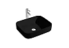 Раковина Aquatek ВЕГА AQ5515-MB 500x390x130, матовый черный, накладная