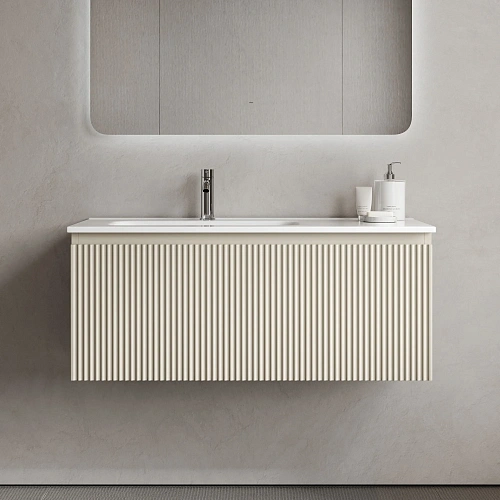 Тумба под раковину SANCOS Snob SNR1.0100LCE R 1.0 995х445х406 Beige Soft подвесная Тумба под раковину SANCOS Snob SNR1.0100LCE R 1.0 995х445х406 Beige Soft подвесная