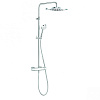 Картинка анонса товара «душевая система kludi logo dual shower system с термостатом 6809805-00»