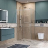 Душевой уголок BelBagno SOFT_CLOSE-2-AH-1-100/90-C-Cr 100x90 см, профиль хром, стекло прозрачное Душевой уголок BelBagno SOFT_CLOSE-2-AH-1-100/90-C-Cr 100x90 см, профиль хром, стекло прозрачное