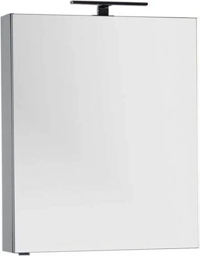 Зеркальный шкаф Aquanet Алвита 70 серый антрацит 00183990 Зеркальный шкаф Aquanet Алвита 70 серый антрацит 00183990