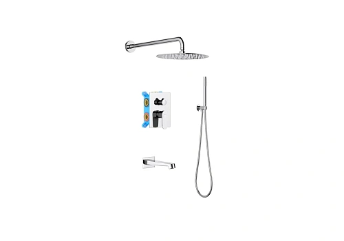 Душевая система Aquatek ОБЕРОН AQ1273CR Хром Душевая система Aquatek ОБЕРОН AQ1273CR Хром