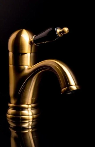 Смеситель для раковины Boheme MEDICI Ripresa 301-BLC с черной керамикой Смеситель для раковины Boheme MEDICI Ripresa 301-BLC с черной керамикой