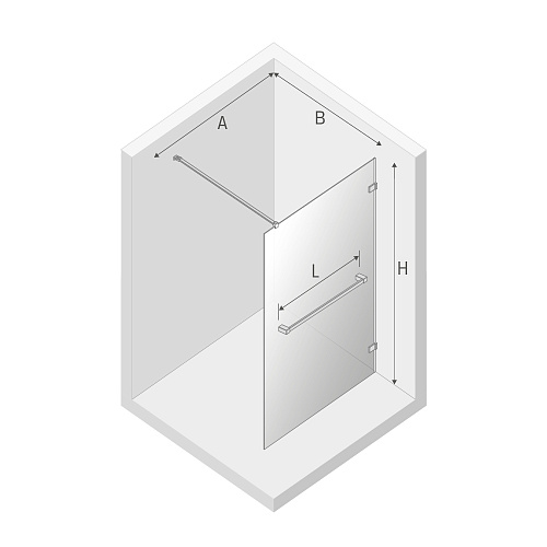 Душевая перегородка NEW TRENDY AVEXA GOLD SHINE 60x200 EXK-7067 золото Душевая перегородка NEW TRENDY AVEXA GOLD SHINE 60x200 EXK-7067 золото