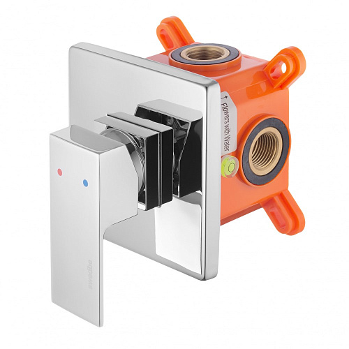 Смеситель для душа Swedbe Platta 5522 встраиваемый подключение на 1 выход в монтажном боксе Смеситель для душа Swedbe Platta 5522 встраиваемый подключение на 1 выход в монтажном боксе