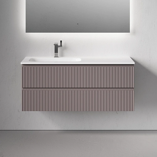 Тумба под раковину SANCOS Snob SNR120LSM R левая 1195х445х500 Doha Soft подвесная Тумба под раковину SANCOS Snob SNR120LSM R левая 1195х445х500 Doha Soft подвесная