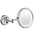 Зеркало косметическое Hansgrohe Logis Universal 73560000 для бритья с LED подсветкой Зеркало косметическое Hansgrohe Logis Universal 73560000 для бритья с LED подсветкой