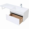 Тумба с раковиной Aquanet Токио 130 R белый (подвесная, 1 ящик) 00239218 Тумба с раковиной Aquanet Токио 130 R белый (подвесная, 1 ящик) 00239218