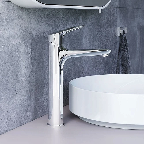 Смеситель для раковины Damixa Jupiter 770250001 высокий, хром Смеситель для раковины Damixa Jupiter 770250001 высокий, хром