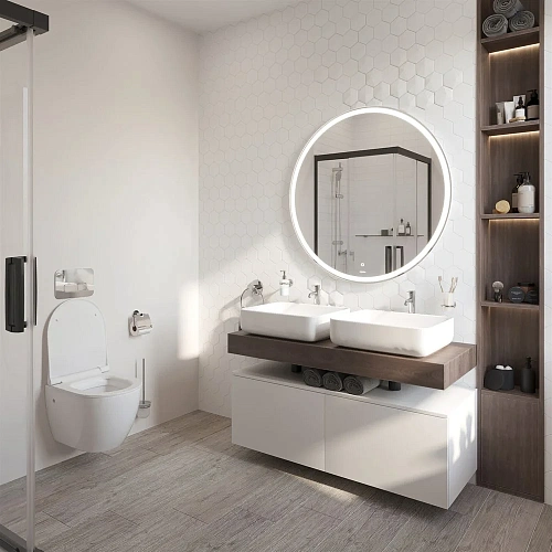 Столешница STWORKI Ольборг 120 дуб карпентер, без отверстий, 2 тумбы 60 + 2 раковины STWORKI Soul 1 489333 Столешница STWORKI Ольборг 120 дуб карпентер, без отверстий, 2 тумбы 60 + 2 раковины STWORKI Soul 1 489333